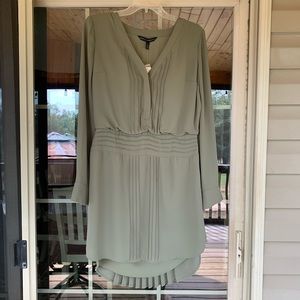 White House Black Market Military green dress size 6.